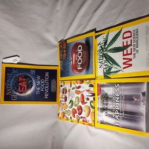 National Geographic Books Vintage Set of 5 #11